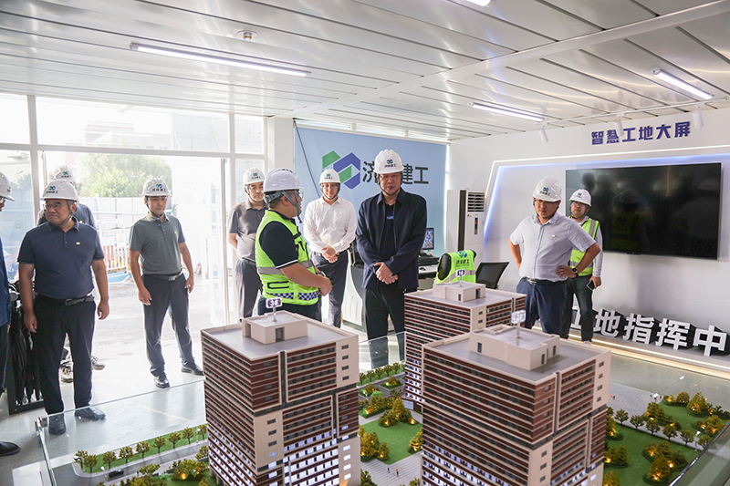 山东J9直营网集团领导国庆期间调研督导重点项目建设