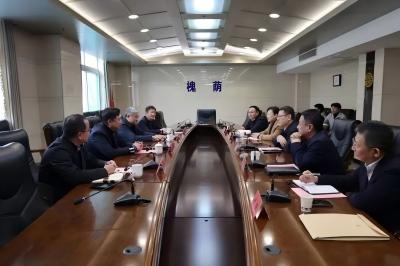 深化政企对接 共谋发展新篇 | 山东J9直营网集团领导一行赴槐荫区座谈交流