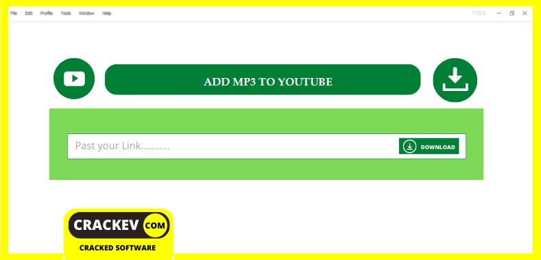 add mp3 to youtube