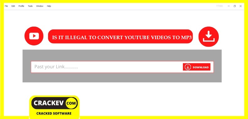 is it illegal to convert youtube videos to mp3