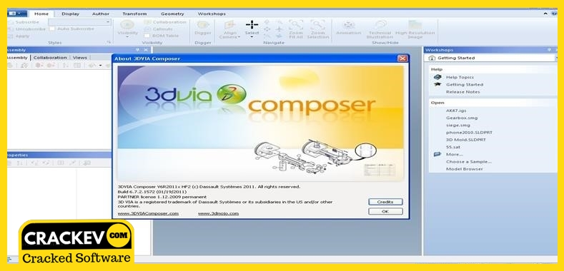 3DVIA Composer 6R2011 Crack